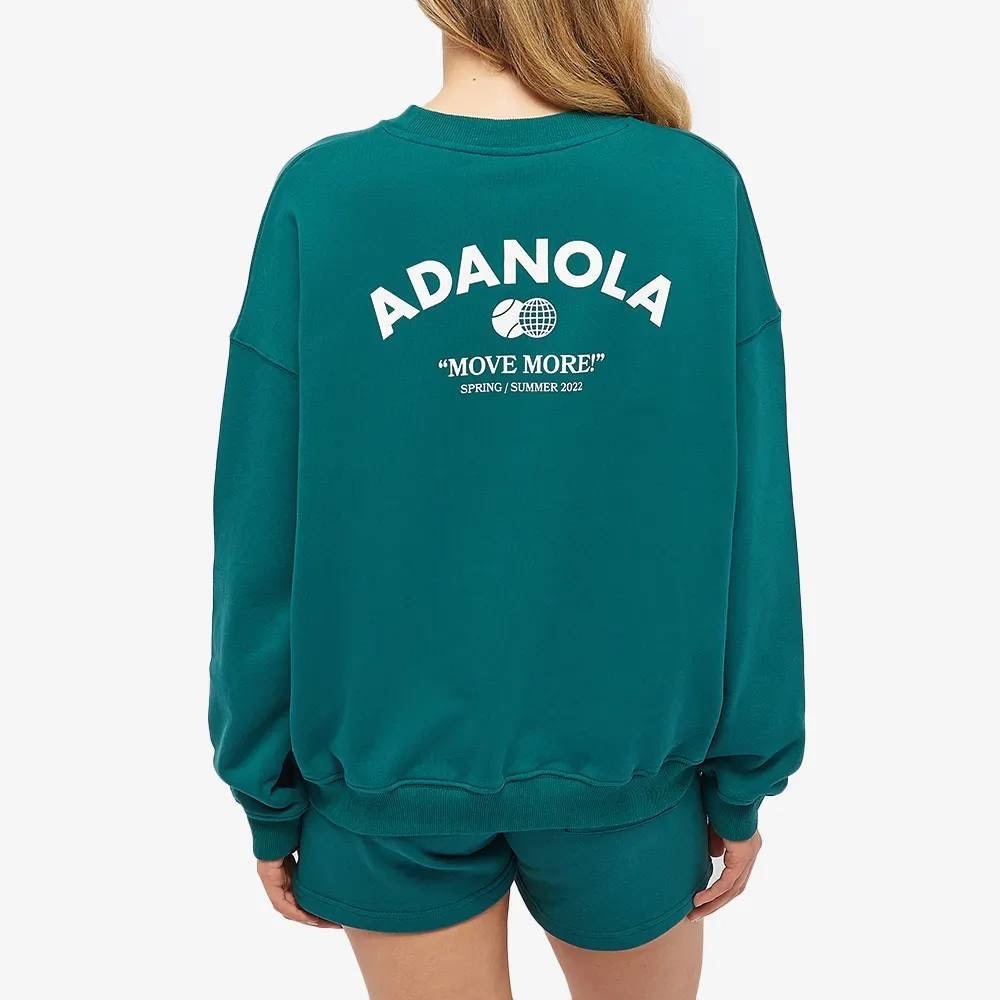 Adanola green tennis collection sweatshirt